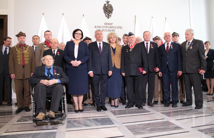 Wernisaż wystawy w Senacie RP z okazji 150 lat Towarzystwa Gimnastycznego 